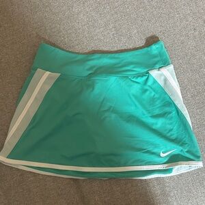 Nike Turquoise Skirt with White Stripes